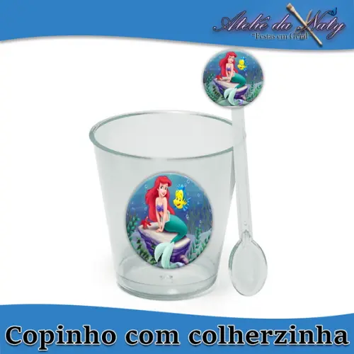 Copinho p/ Brigadeiro - Pequena Sereia