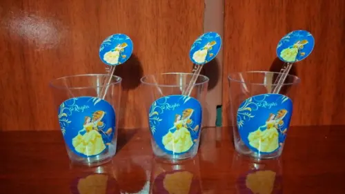 Copinho para Brigadeiro - Bela e a Fera