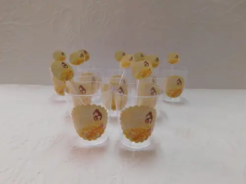 Copinho Para Brigadeiro - Bela e a Fera