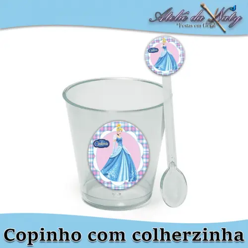 Copinho Para Brigadeiro - Cinderela