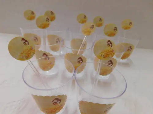 Copinho Para Brigadeiro - Bela e a Fera