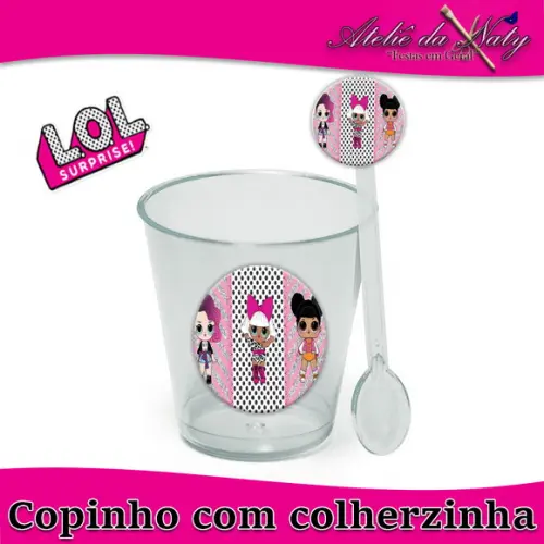 Copinho para Brigadeiro - Lol Surprise