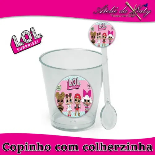 Copinho para Brigadeiro - Lol Surprise