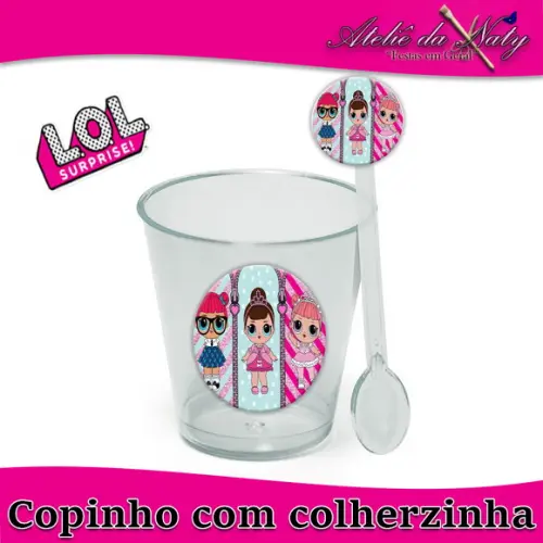 Copinho para Brigadeiro - Lol Surprise