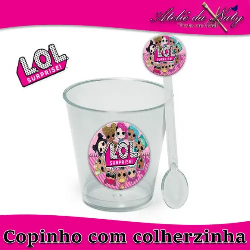 Copinho para Brigadeiro - Lol Surprise