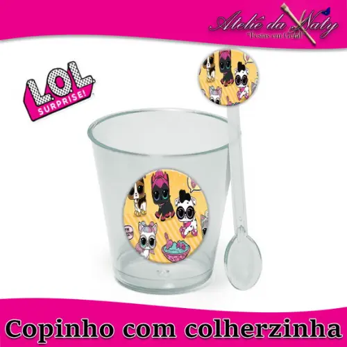 Copinho para Brigadeiro - Lol Surprise