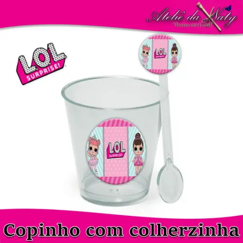 Copinho para Brigadeiro - Lol Surprise