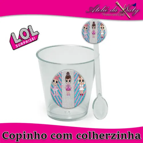 Copinho para Brigadeiro - Lol Surprise
