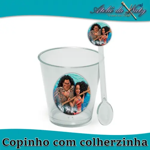 Copinho Para Brigadeiro - Moana