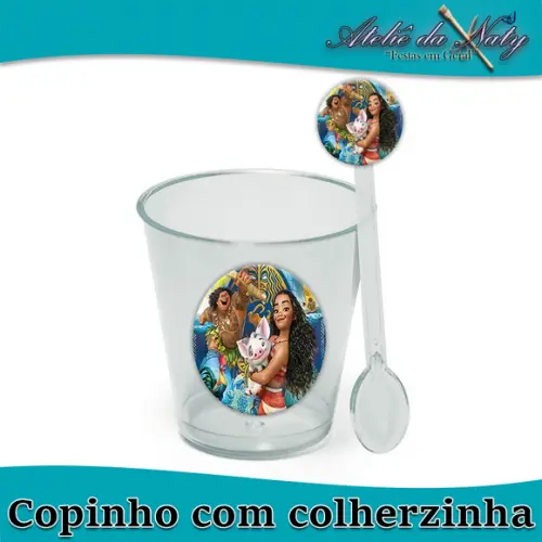 Copinho para Brigadeiro - Moana