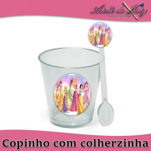 Copinho para Brigadeiro - Princesas