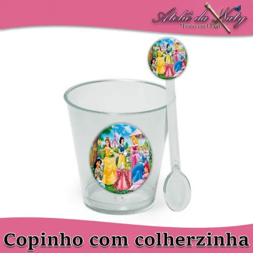 Copinho para Brigadeiro - Princesas