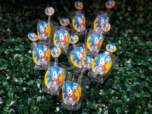 Copinho para Brigadeiro - Sonic
