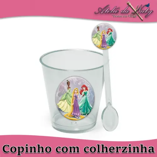 Copinho para Brigadeiro - Princesas