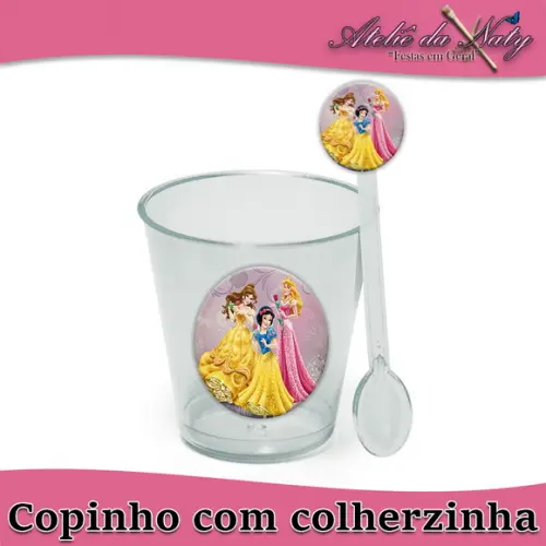 Copinho para Brigadeiro - Princesas