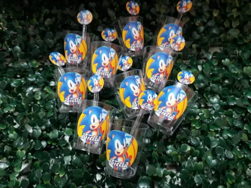 Copinho para Brigadeiro - Sonic