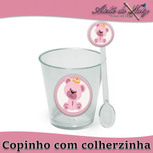 Copinho para Brigadeiro - Ursinha Princesa
