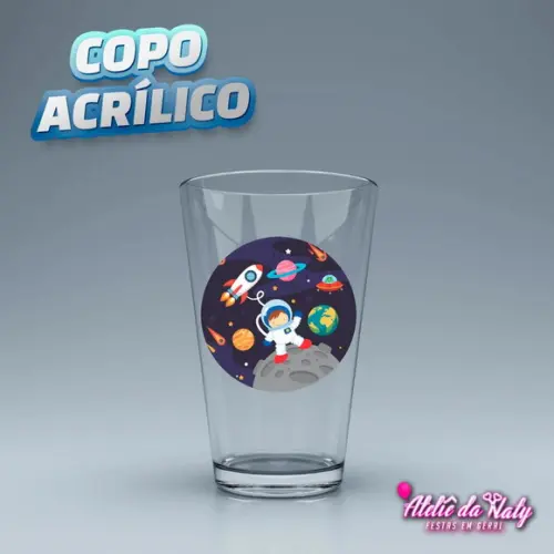 Copo Acrílico - Astronauta