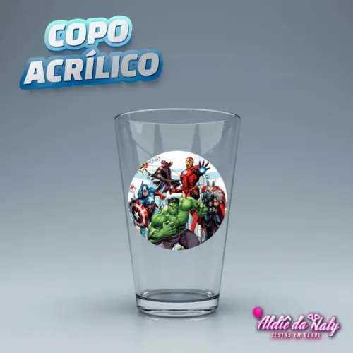 Copo Acrílico - Bela e a Fera