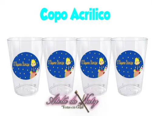 Copo Acrílico - Pequeno Príncipe