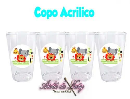 Copo Acrílico - Safari
