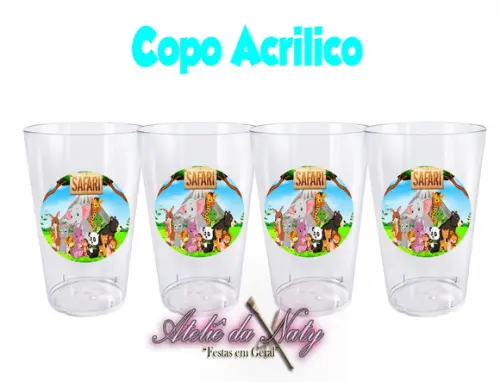 Copo Acrílico - Safari
