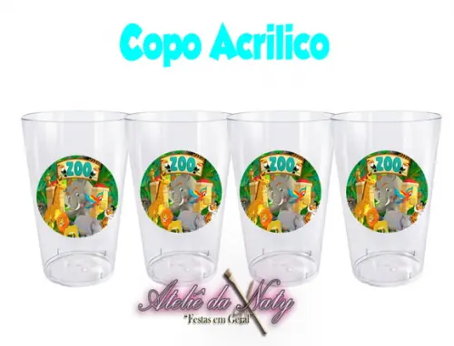 Copo Acrílico - Safari