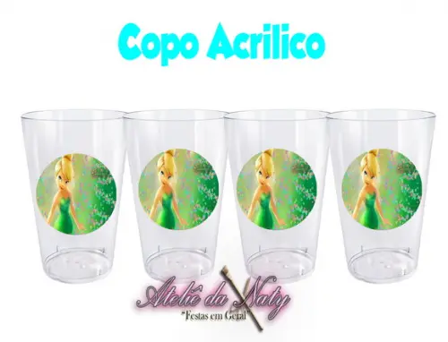 Copo Acrílico - Tinkerbell