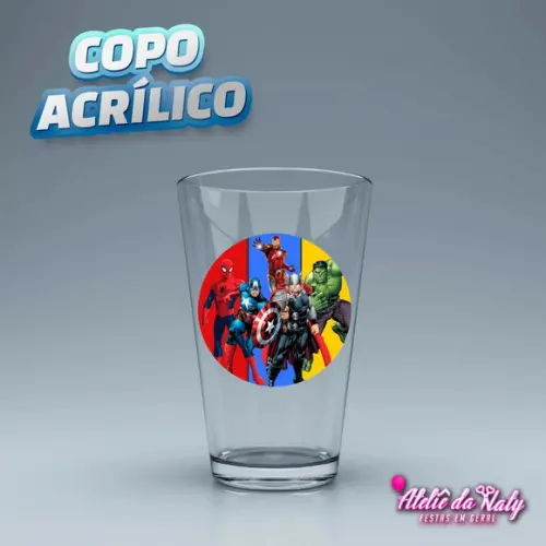 Copo Acrílico - Vingadores