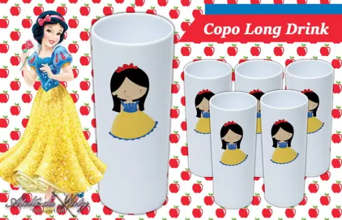 Copo Long Drink - Branca de Neve