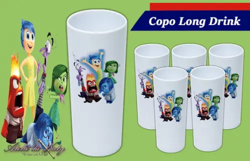 Copo Long Drink - Divertidamente