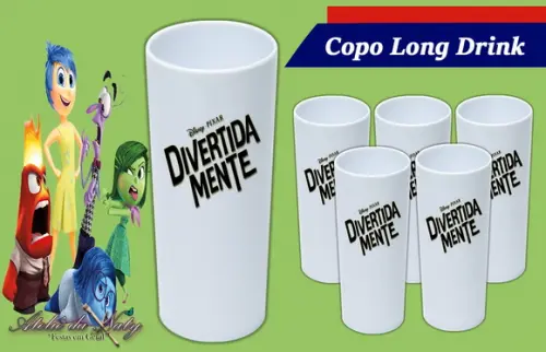 Copo Long Drink - Divertidamente