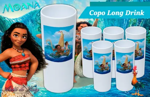 Copo Long Drink - Moana