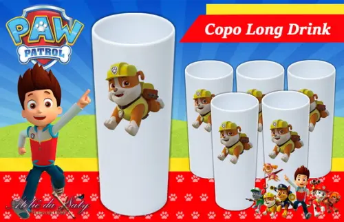 Copo Long Drink - Patrulha Canina