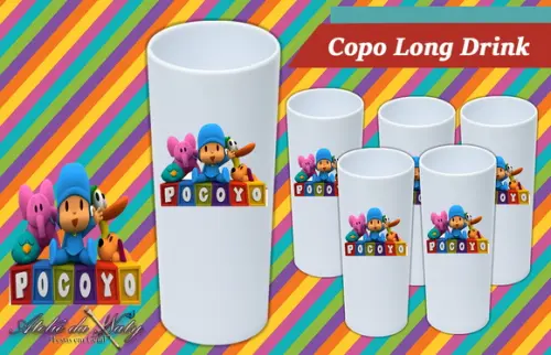 Copo Long Drink - Pocoyo