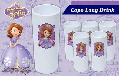 Copo Long Drink - Princesa Sofia
