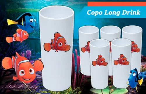 Copo Long Drink - Procurando Nemo