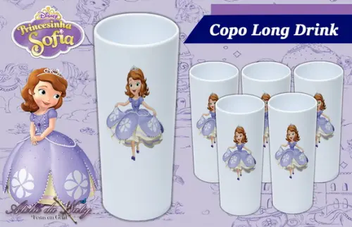 Copo Long Drink - Princesa Sofia