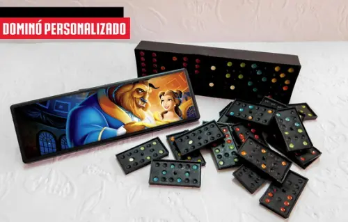 Dominó Personalizado - Bela e a Fera