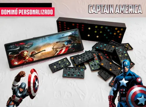 Dominó Personalizado - Capitão América