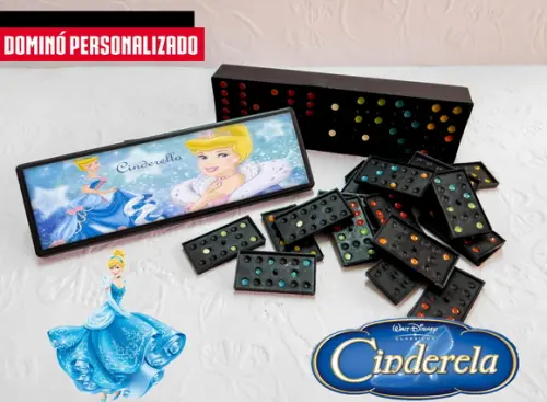 Dominó Personalizado - Cinderela