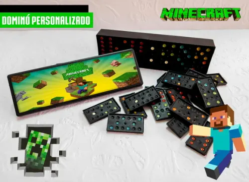 Dominó Personalizado - MineCraft