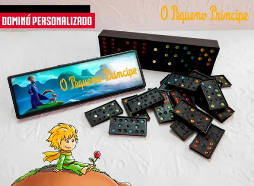 Dominó Personalizado - Pequeno Príncipe