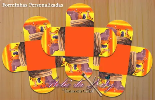 Forminha Personalizada - Guarda do Leão