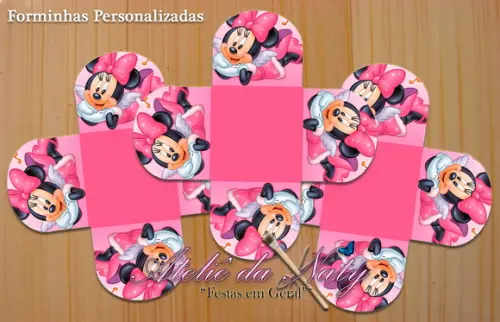 Forminha Personalizada - Minnie