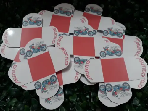 Forminha Personalizada - Moto