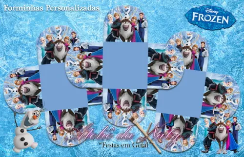 Forminhas Personalizadas - "Frozen"