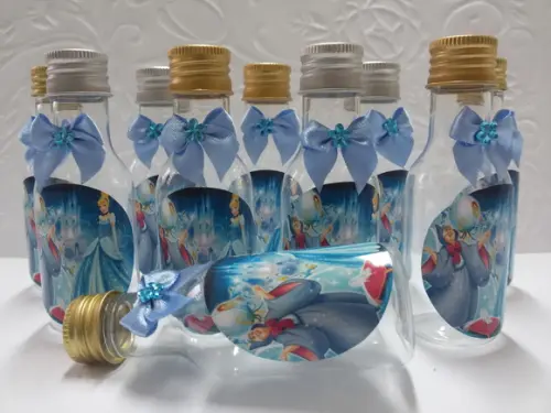 Garrafinha Personalizada - Cinderela
