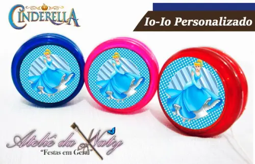 Io-Iô Personalizado - Cinderela