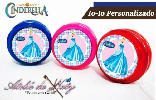 Io-Iô Personalizado - Cinderela